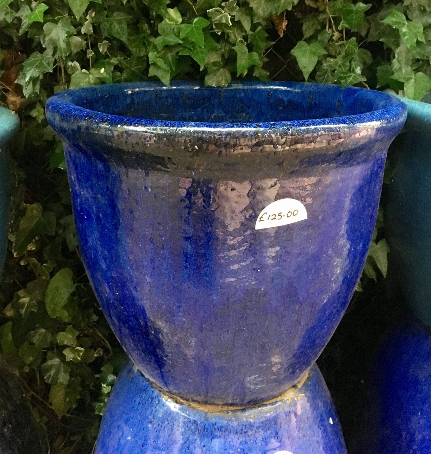 Large Garden Pots Blue