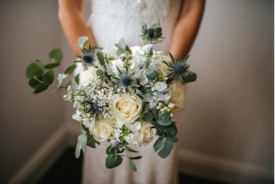 Stunning flowers for a beautiful wedding – photographed by Blue Lilly Weddings